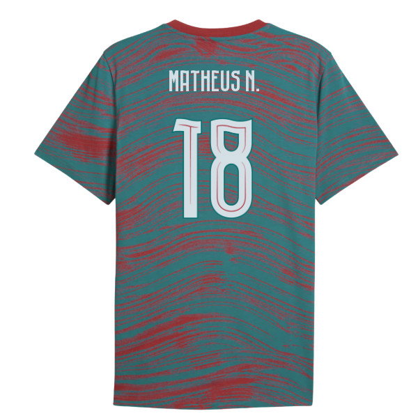 2026-2027 Portugal FtblCulture Tee AOP (Red) (Matheus N. 18)-SoccerKits Hub | Buy Soccer Jerseys Online